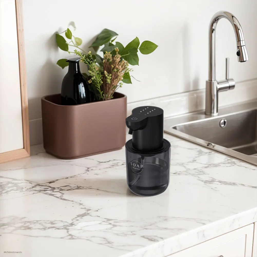 Dispensador automático de jabón de espuma/Gel, 400ml, 4 engranajes, Sensor infrarrojo, dispensador de jabón para platos, IPX5, resistente al agua, accesorios para cocina y baño