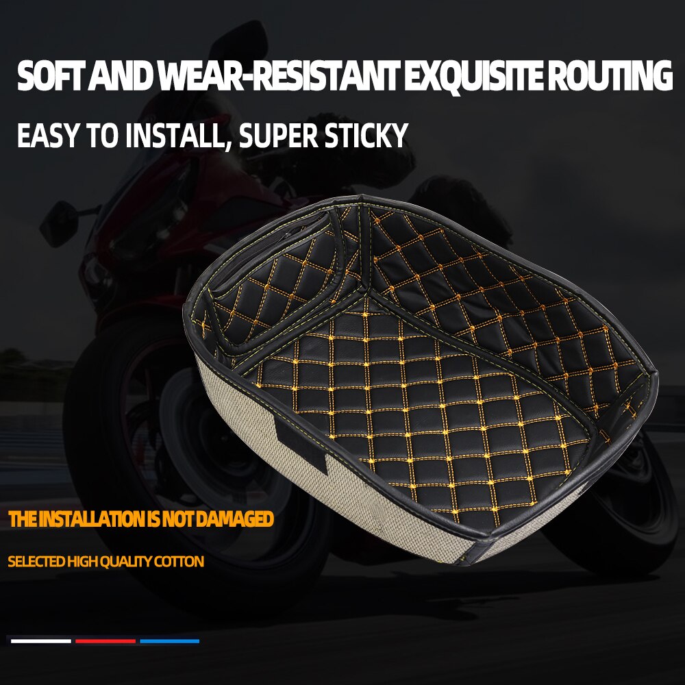 For KYMCO CT250 CT 250 CK250T-11 Motorcycle Accessories Seat Storage Box Leather Rear Trunk Cargo Luggage Lining Protector Pad