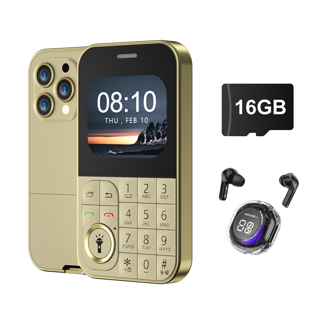 SERVO V9 kleine kaart mobiele telefoon Dual SIM stand-by zaklamp Magic Voice Speed Dial Retro camera Kleurrijke draagbare functie telefoon: Oranje