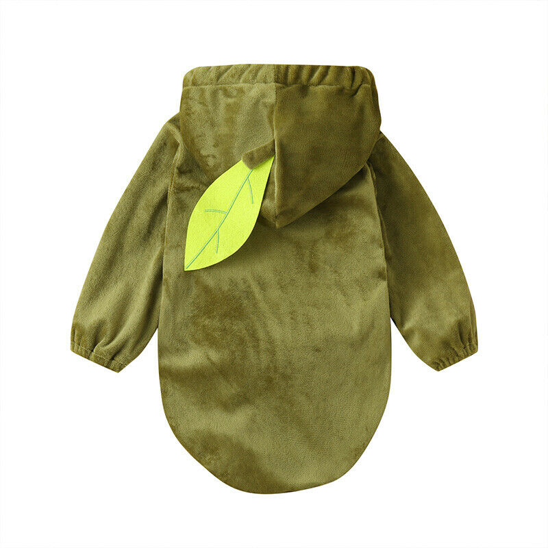 6-24M Warme Winter Infant Neugeborenen Baby Junge Mädchen Strampler Cartoon Avocado Langarm Plüsch Overall Herbst Baby kostüme