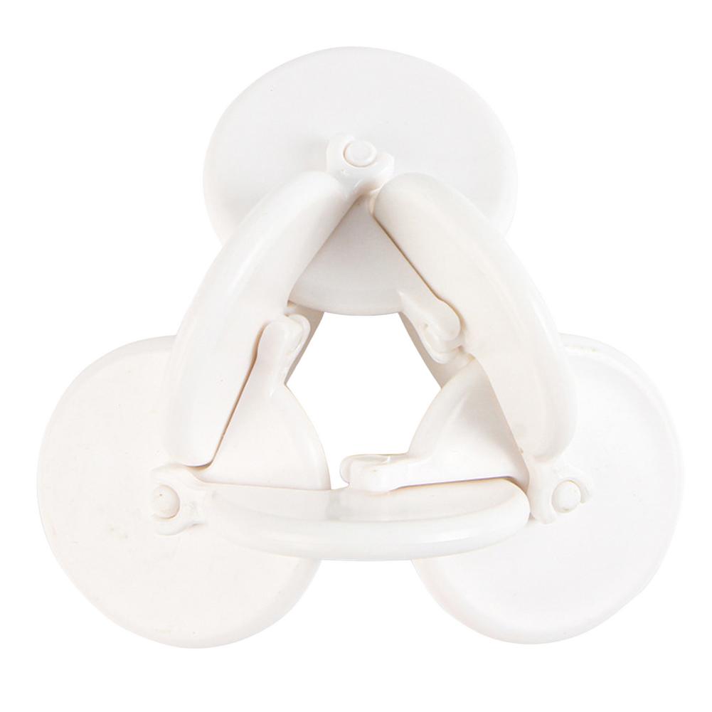 Jouet circulaire torsadé pour soulager l'anxiété, gadgets innovants pour enfants adultes, soulagement de l'éducation, décompression: White