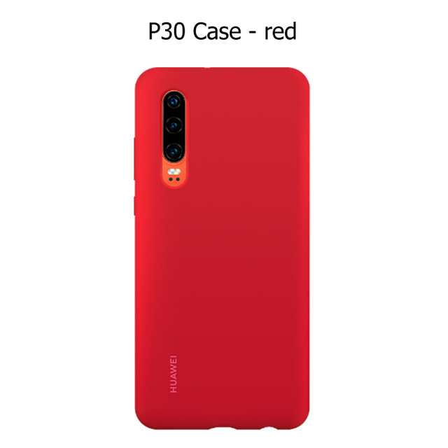 Caso Original Huawei P30 P30 Pro HUAWEI Oficial Capa Protetora De Silicone Líquido Microfibra Insided Huawei P 30 P 30Pro caso: Marrom