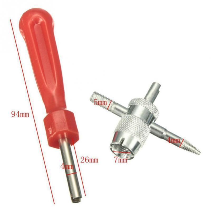 Universal 1 Set Tire Valve Puller Tire Repair Tools Tire Hub Valve Installation Repair Tool Car Mot Pull Removal Wrench Tool Kit