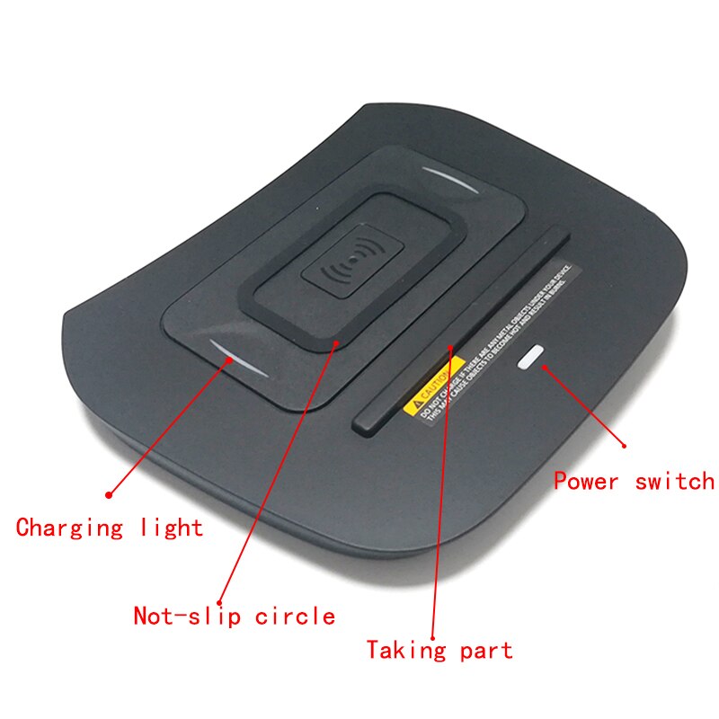 Voor Hyundai Santa Fe IX45 10 W Auto Qi Draadloze Opladen Telefoon Oplader Draadloze Mobiele Oplader accessoires