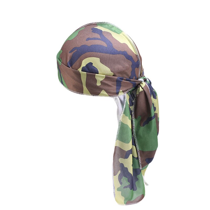 Utskrift pirat hatt bandage pannband keps cancer kemoterapi herr camo turban kvinnor bandanas håraccessoarer: Stil 3