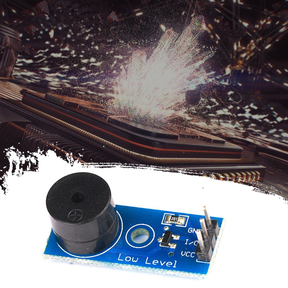 5V Passieve Digitale Zoemer Module Sound Signaal Alarm Uitgang Laag Niveau Eenvoudige Installatie Interne Bron Van Oscillatie