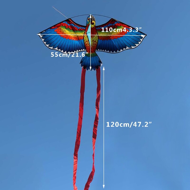 perroquet cerf-volant oiseau cerfs-volants en plein air volants jouets cerf-volant pour enfants enfants Q6PD