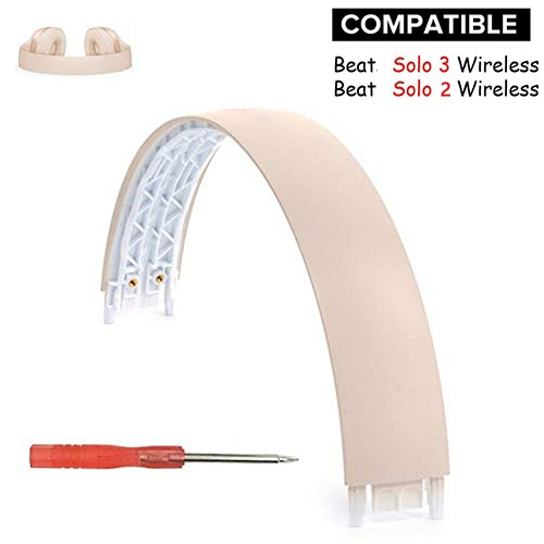 Replacements Beat Solo 3 3.0 Head-mounted Headphone Top Arch Headband Repair Spare Parts with Screws and Screwdriver: Pink