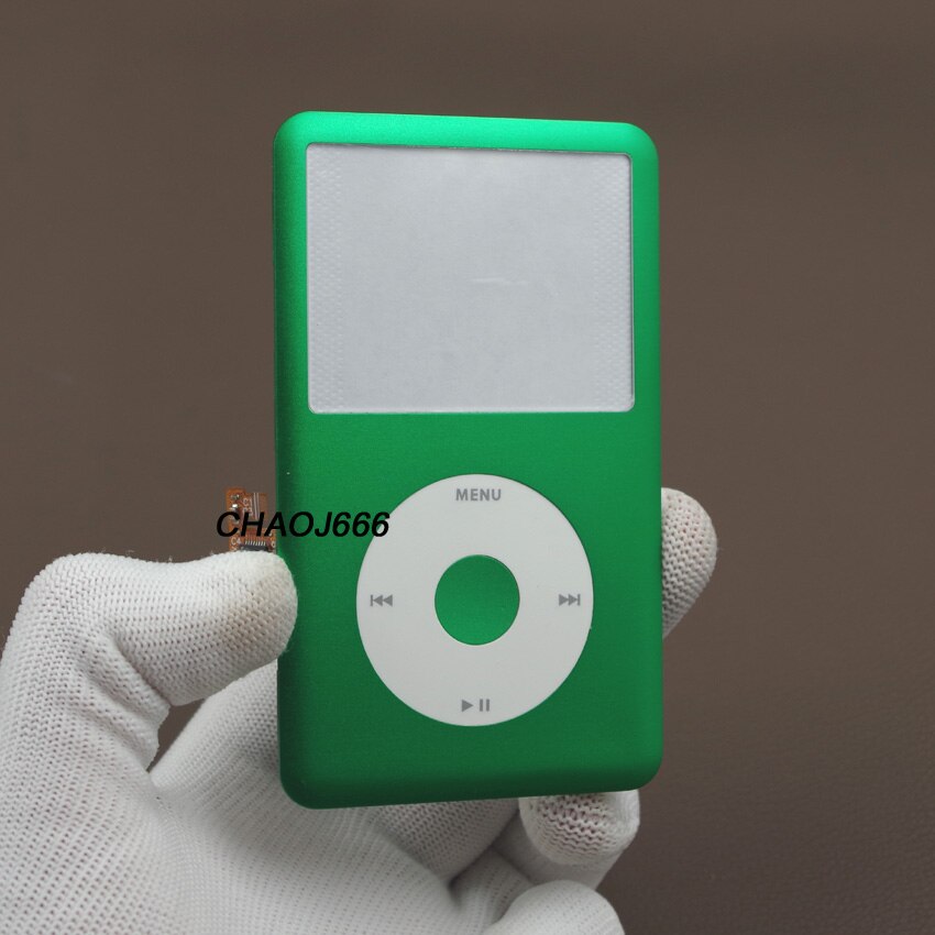 Colorful Anteriore della Piastra Frontale Fascia Clickwheel Centro Tasto Custodia Kit Copertura di Caso per iPod 6th 7th Classic 80GB 120GB 160GB: Green White Green