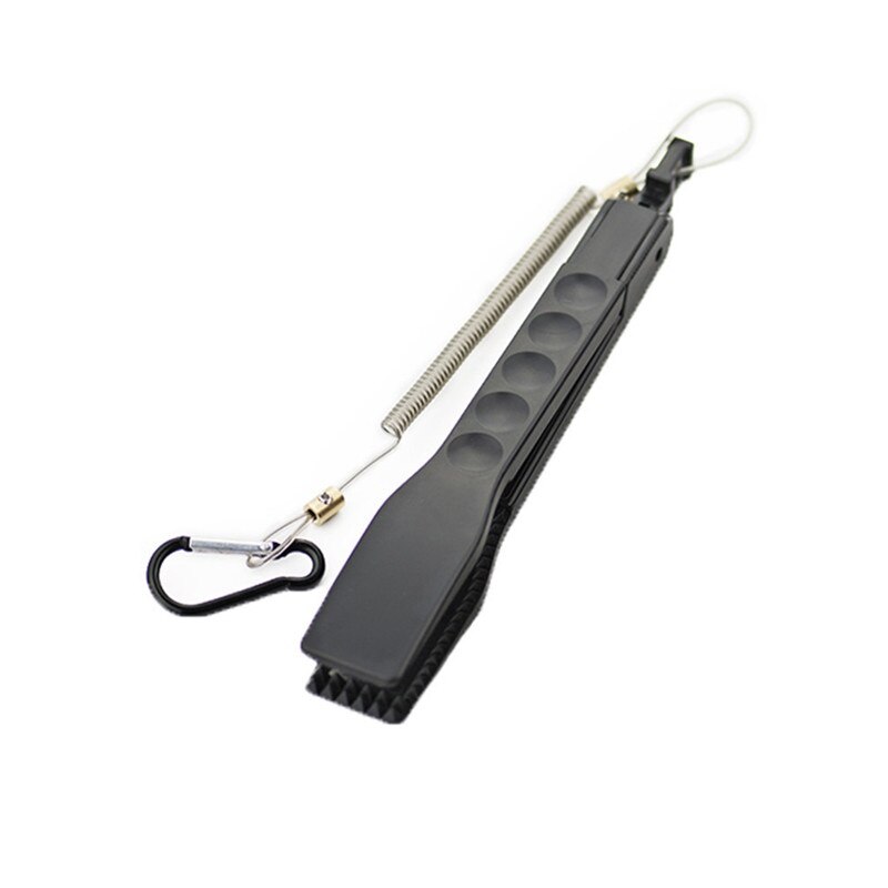 Fishing Body Tongs Gripper Plastic Holder Switch Lock fish gripper Gear pince de peche Fishing Supplies Fishing tong tools: Black