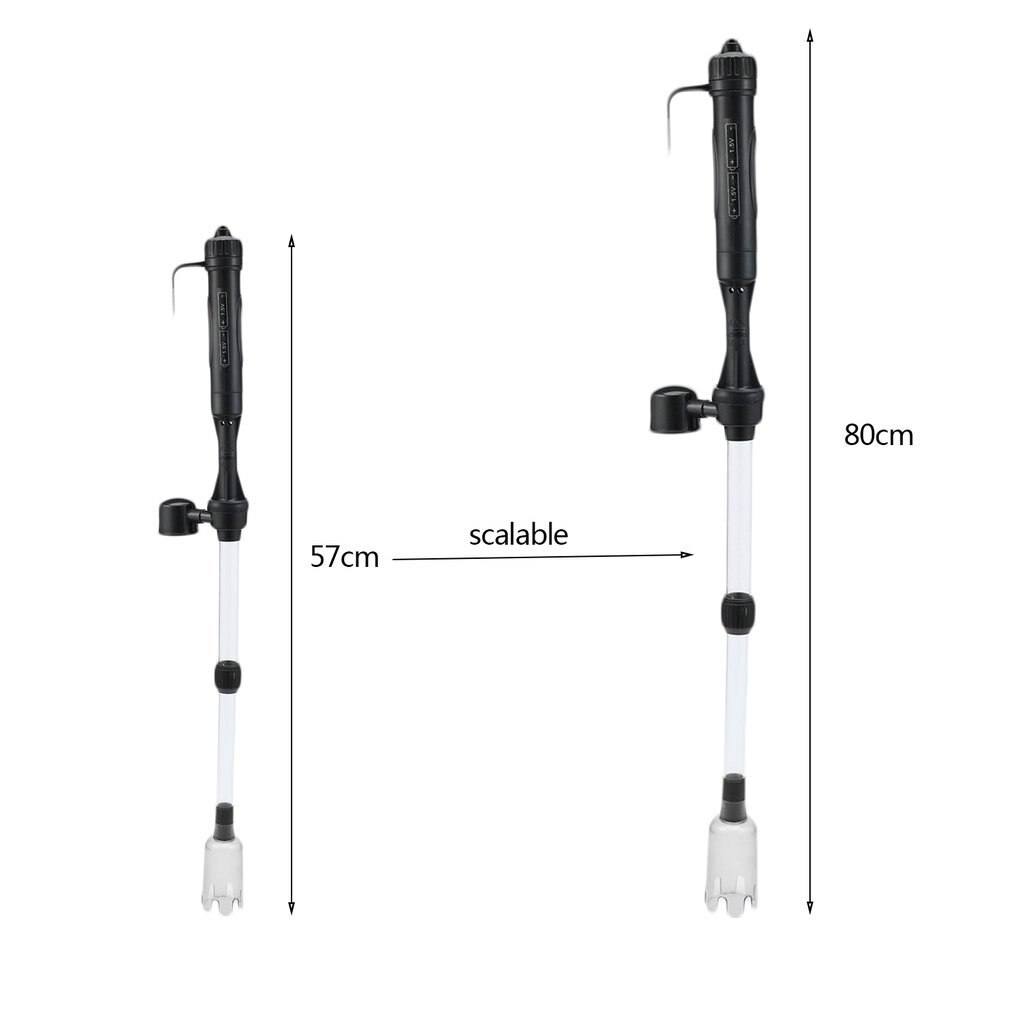 1Pc Aquarium Battery Syphon Operated Fish Tank Vacuum Gravel Water Filter Clean Siphon Filter Cleaner Fish Tank Tools