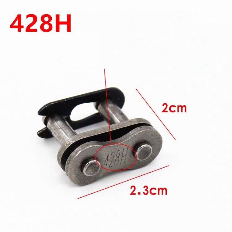 Motorrad Kette Schnalle Ring Link 420 428 520 530 630 Schwere Kette Anschluss Stecker Master Joint Link Dirt Bike Motorrad: 428H