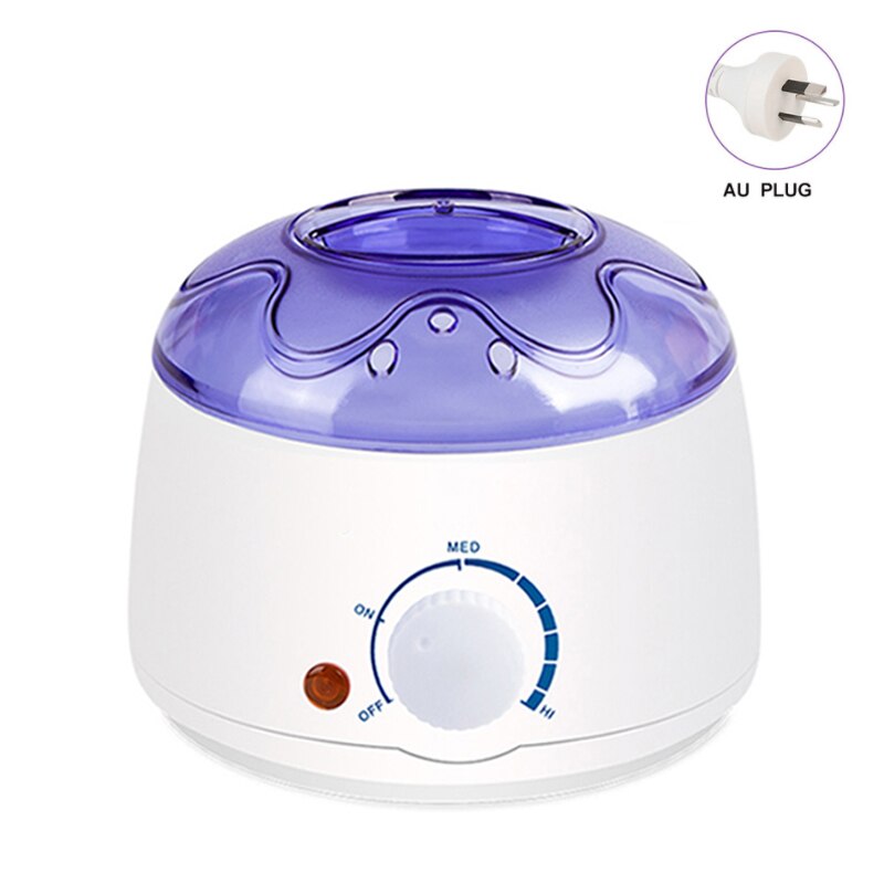 Elektrische ontharingsmachine, verwarmingselement, waxbonen, 10 stuks, houten stickers, sets wax, ontharing, epilator, elektrische wax-smeltverwarmer: Au plug-in machine