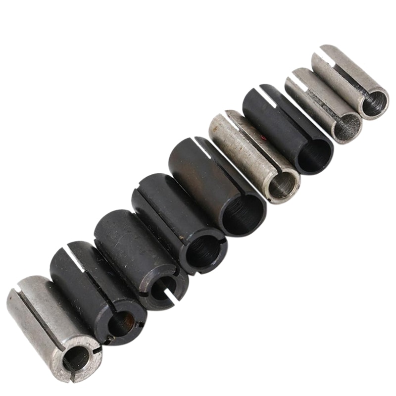 Cnc Router Bit Chuck 9 Teile/satz Umwandlung Chuck Cnc Router Bit-Tool ... – Vicedeal