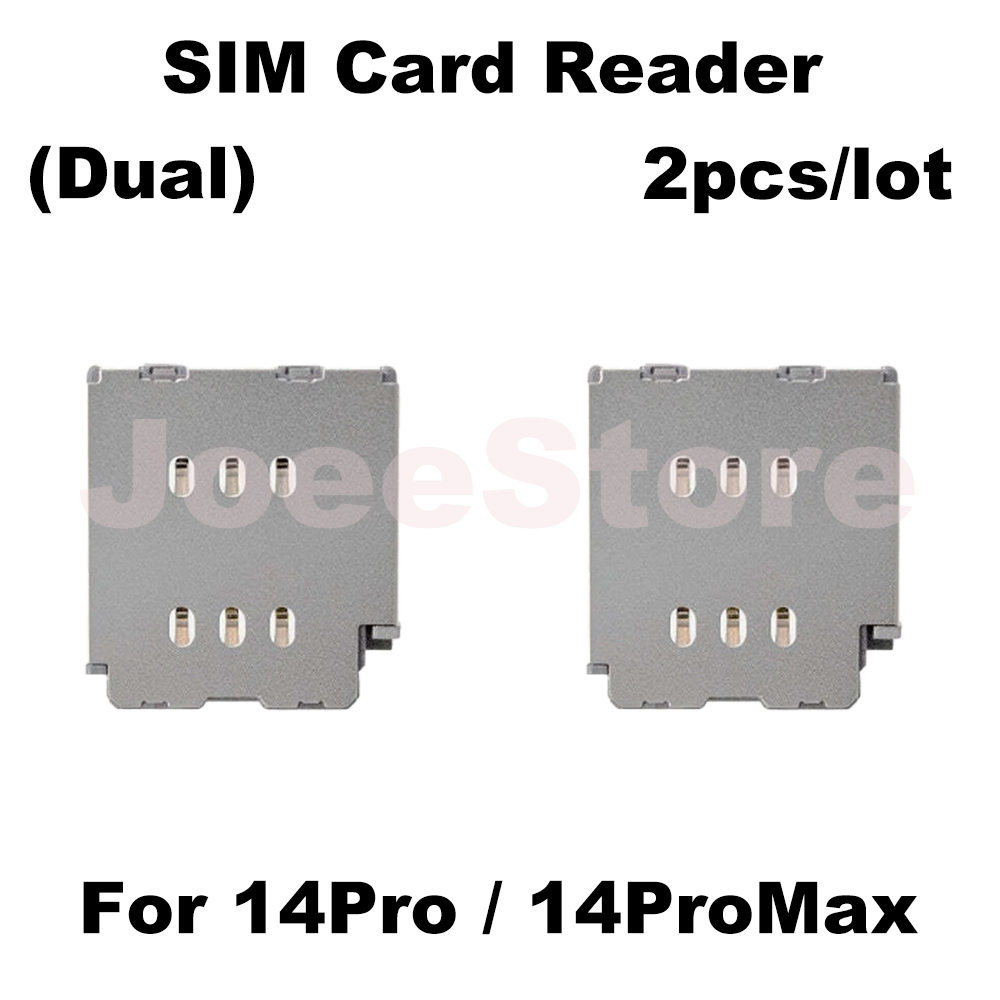 2 stuks simkaartlezer voor iphone 11 12 13 14 15 16 pro max, inclusief dual sim-kaartsleuf, interne simkaartadapter en flexkabel (vervangingsonderdelen).: Oranje