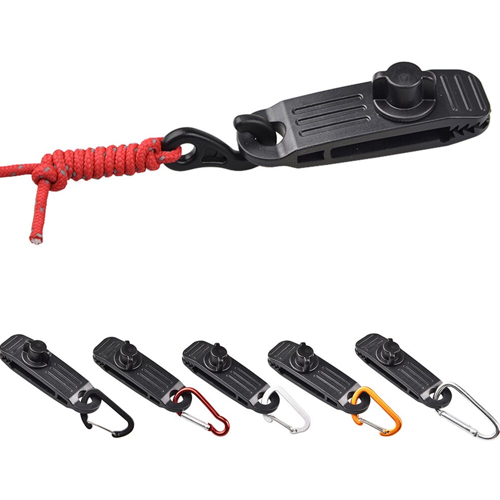 Outdoor Camping Hiking Tent Awning Canopy Clamp Gripper Tarp Tarpaulin Windproof Nylon Snap Clips Tighten Tools