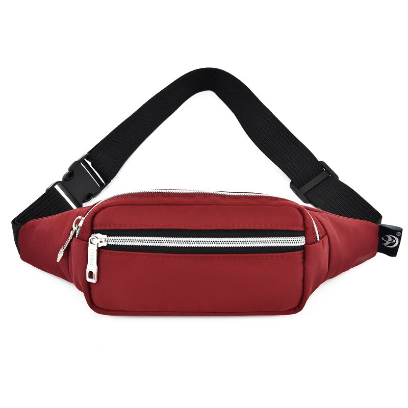 Heuptas Vrouwen Fanny Pack Voor Kids Kinderen Riem Tas Sling Borst Pouch Met Verstelbare Riem Voor Reizen, party, Wandelen: Rood