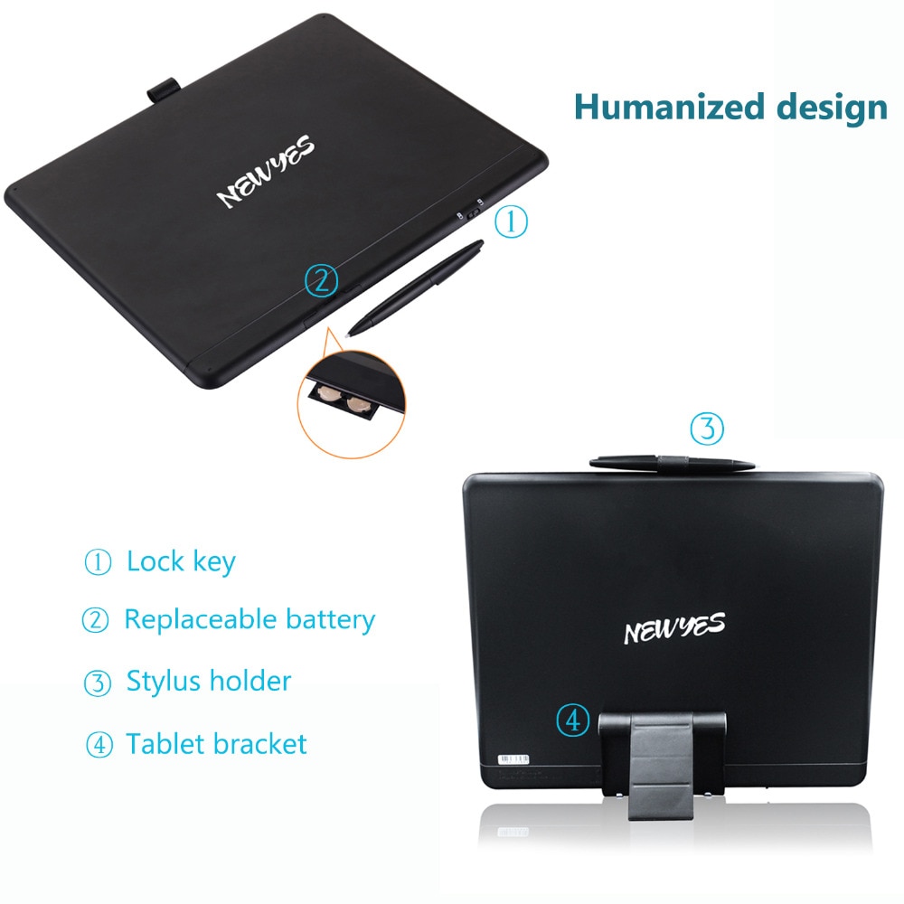 15in Office LCD Portable Thin Writing Tablet for KidsWriting Handwriting Pads Tablet Children Drawing Mini Blackboard