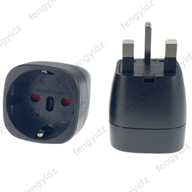 2er-Pack England UK Reiseadapter England Deutschland Stecker, EU-auf-UK-Reisestecker Typ G Steckdosenadapter für England, Irland, UK