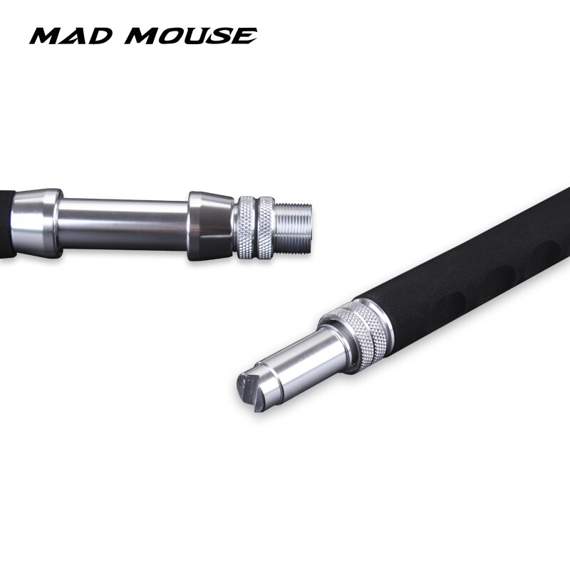 2022 MADMOUSE Big Game Rod High Carbon Strong Power Strengthen Guides Trolling Rod 37-60kgs 60-110lb 1.80m Boat Fishing Rod