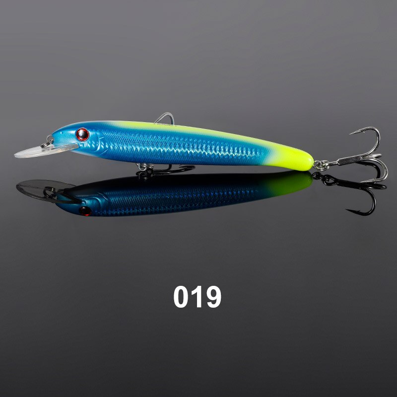 Noeby trolling lokker 180mm 48g flydende minnow dyb dykker fiskeri lokker stor cast trolling hård lokkemad til tun fiskegrej: 019