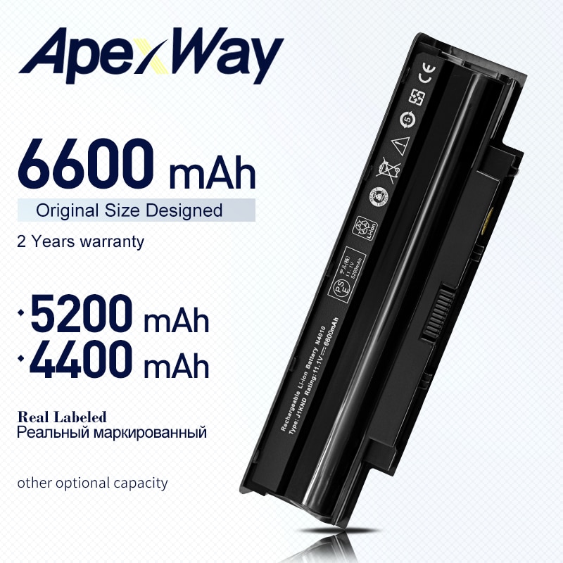 11.1V Laptop battery J1KND For Dell Inspiron N5010 N4010 N5110 N7010 N7110 13R 14R 15R 17R For Vostro 1450 3450 3550 3750 07XFJJ