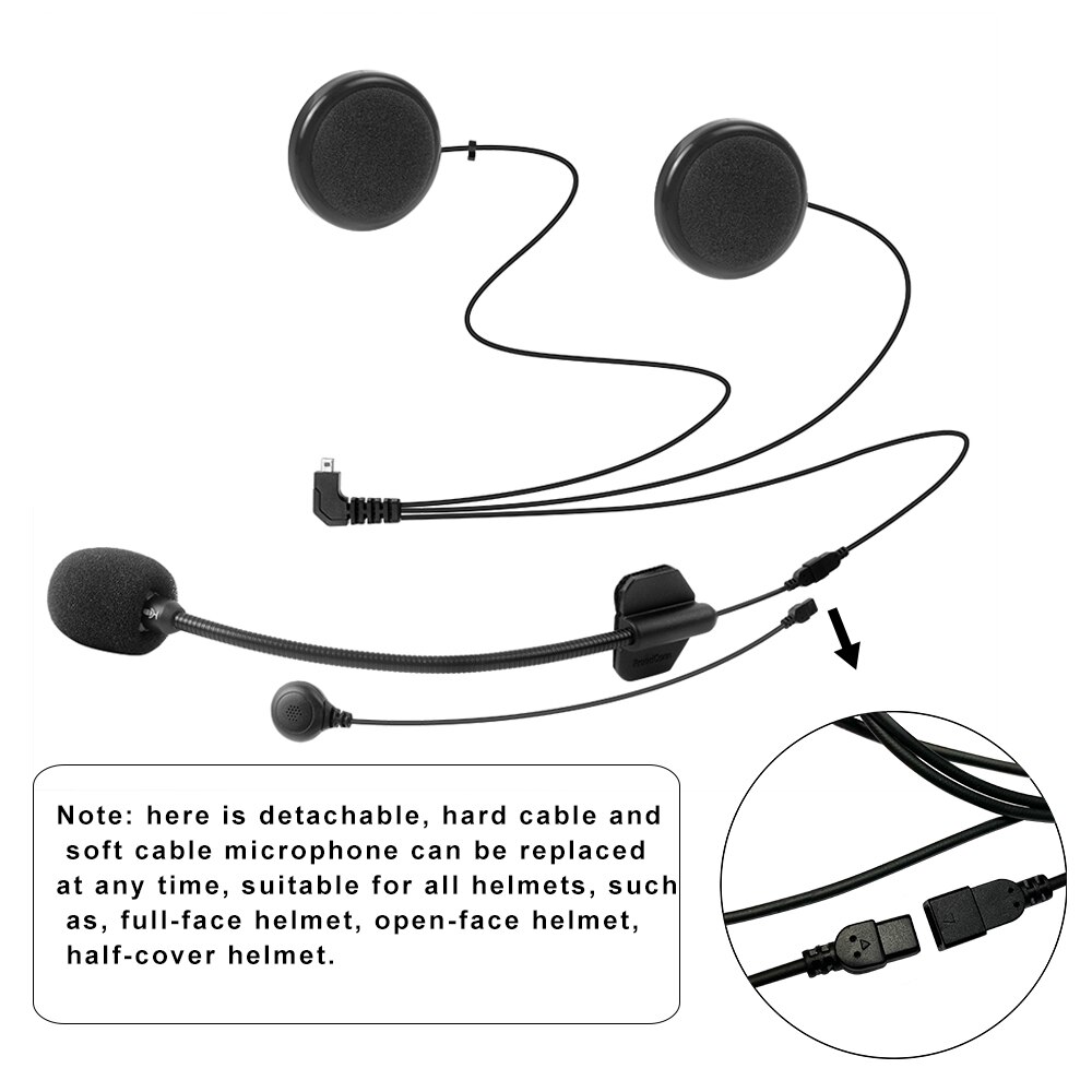 FreedConn Bluetooth Helmet Intercom Motorcycle TCOM-SC Headset Interphone LCD Screen 800M 2-Way casco Motorcyclist headphones