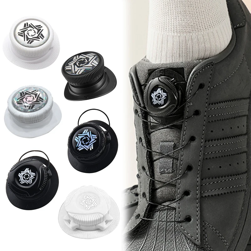 5 paar Metalen Draad Swivel Automatische Gesp Touw Sneaker Schoenveters Voor Kinderen & Volwassen Geen Stropdas Veters Quick Lock Shoestrings Sneakers