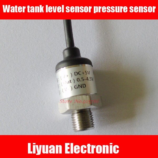 5KPA 40KPA 10KPA pressure sensor 0.5 m 1M 4M water tank level sensor 0.5V-4.5V level sensor G1/4 3-wire
