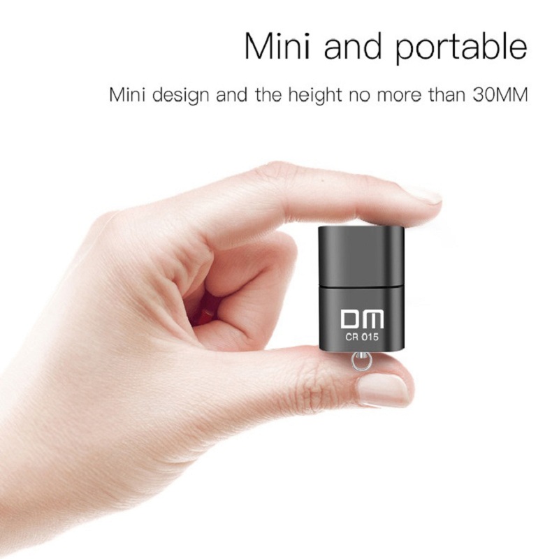 DM CR015 MicroSD Kartenleser mit TF Karte Slot werden USB-Stock für Computer oder für Auto USB Adapter