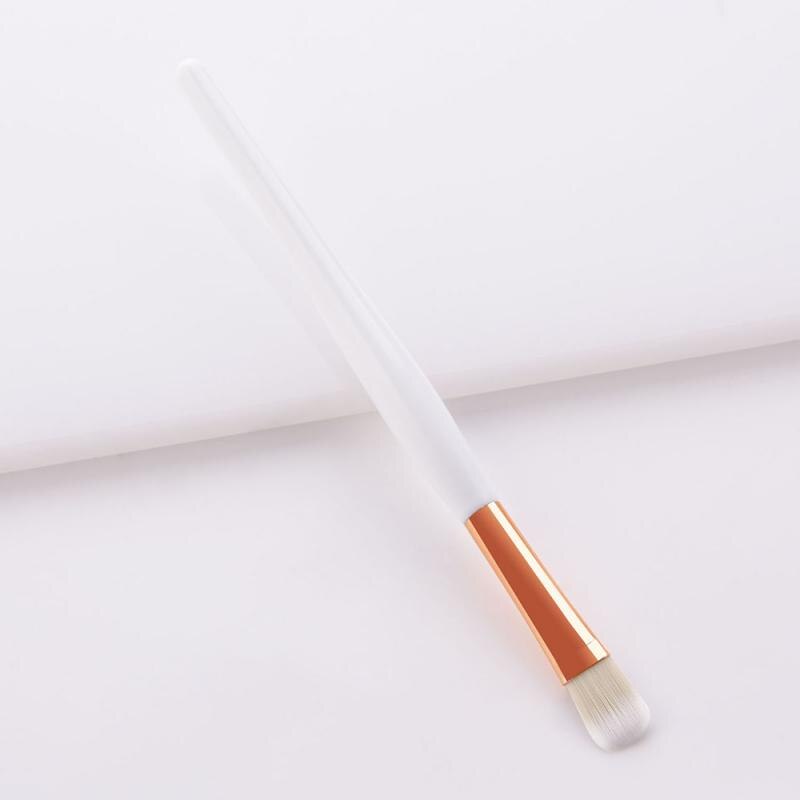 1/8pcs White Handle Makeup Brushes Set Foundation Blending Blush Face Shading Cosmetic Brush Contouring Make Up Kit: 09 1PCS