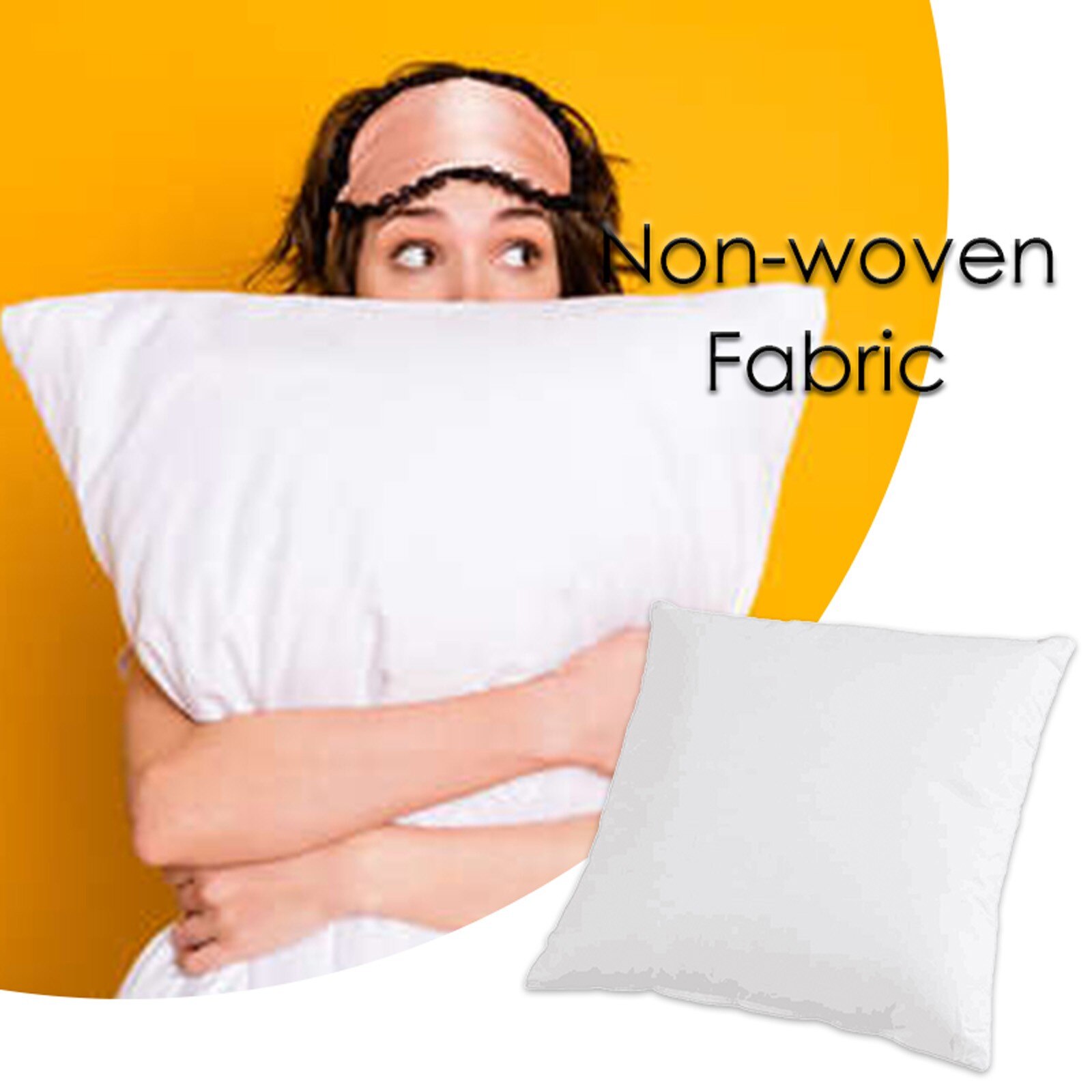 Soft Sleep Hoofdeinde Kussen Core Niet-geweven Doek Met Wollen Doek Kussen Thuis Zachte Living Bed Room Auto decoratie