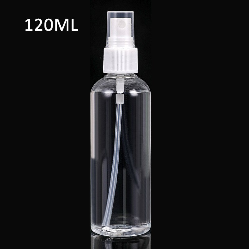 Mini parfume forstøver kan gennemsigtig plast kosmetik beholder luftsprøjteflaske bærbar multifunktion
