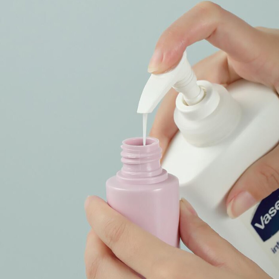 4 stk bærbare tomme flasker rejse shampoo lotion shower gel sæbedispenser flasker genanvendelig silikone genopfyldelig beholder