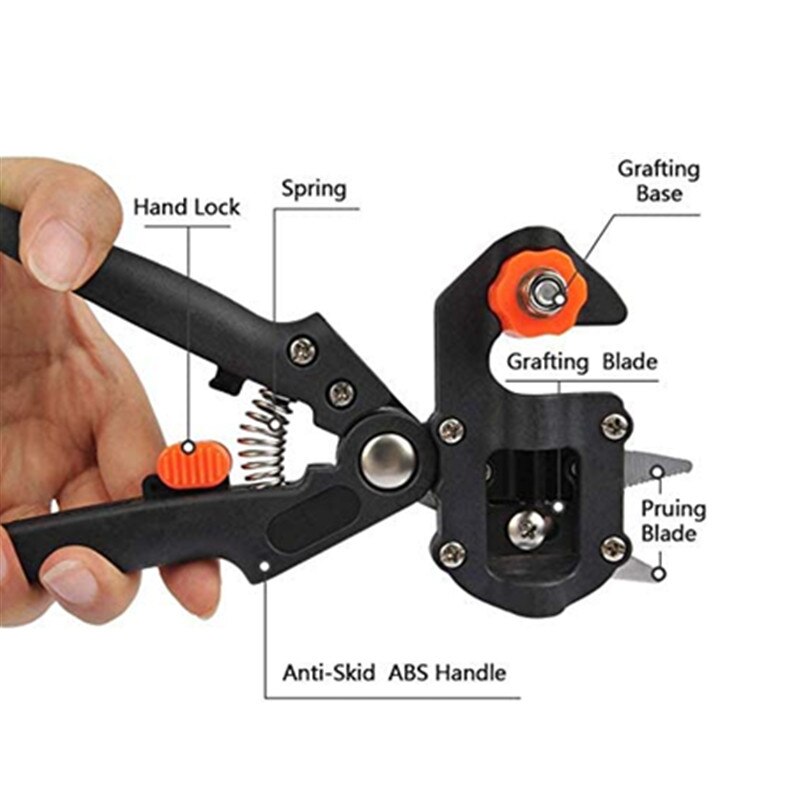 8-inch Cable Cutter CR-V Steel Clamps Pliers 5mm Wire Cutter Stripping Crimping Cutting Tools Pliers Hand Tools