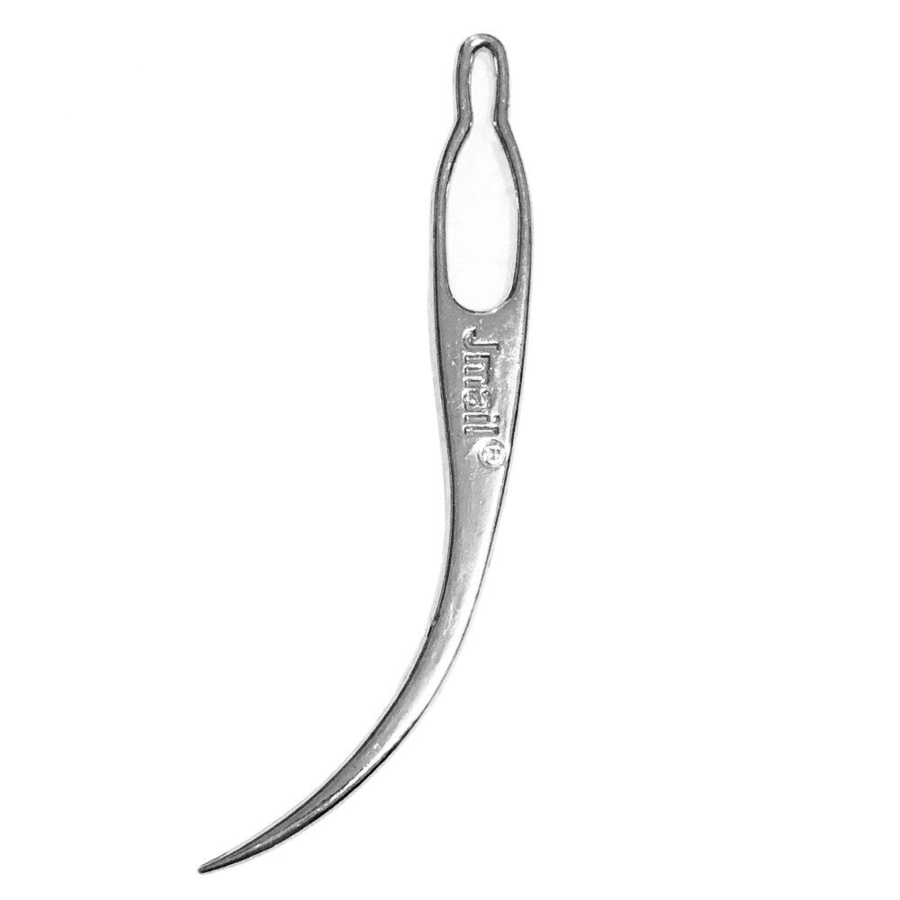 1pc dreadlock nålar i halvmåneform metall dreads krokar underhåll hår verktyg fläta tillbehör: Silver-