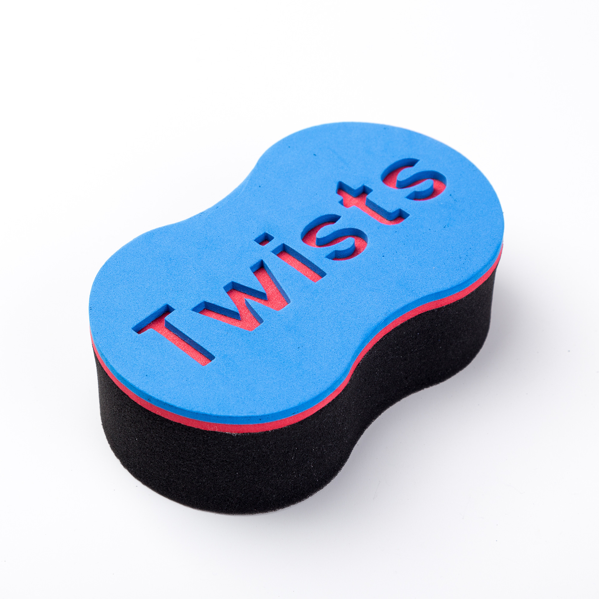 Hair Sponge Brush Magic Barber Twist Curl Sponge Dreads Locking Afro Coil Comb Tornado Care Tool: Blue