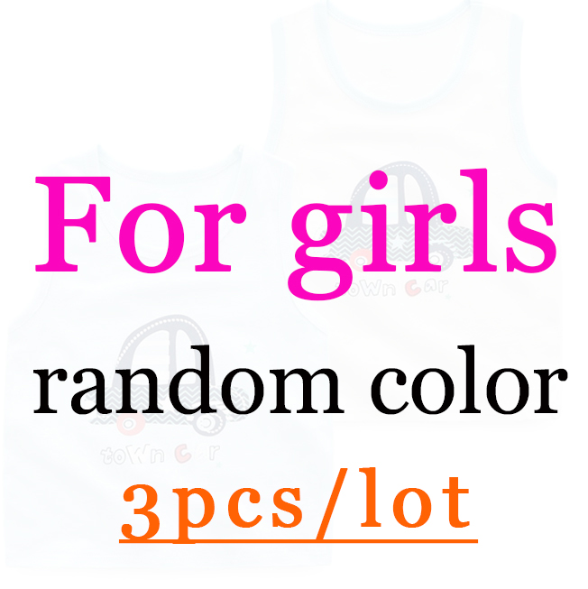 3 stk/parti gutter tank top baby bomull vest for gutter jenter tegneserie trykt ermeløse tank topper bomull undertøy barne vest klær: Svart / 2t