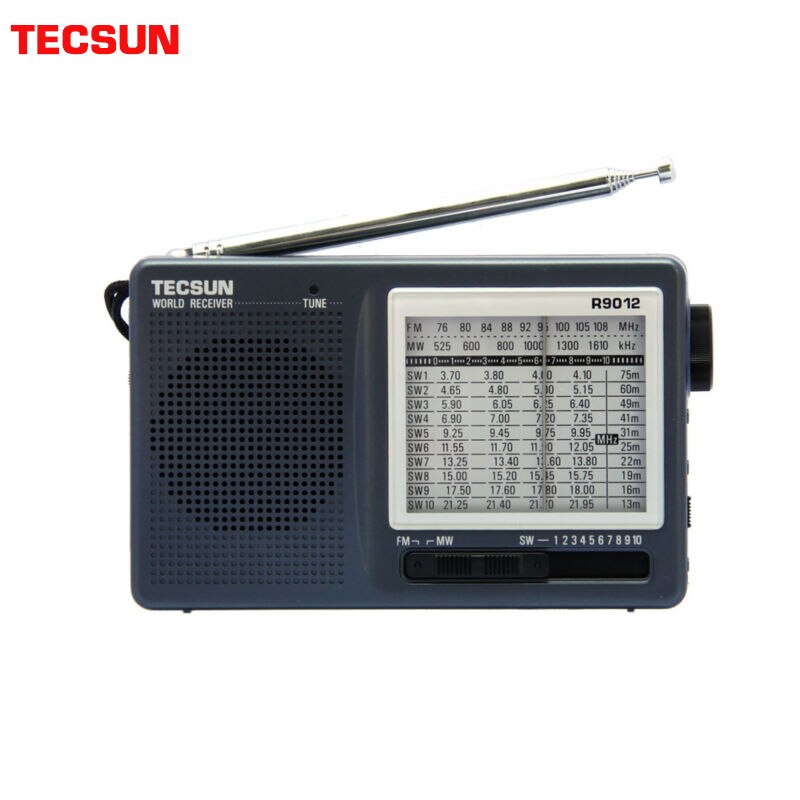 TECSUN R-9012 FM/AM/SW 12 Bands Portable Pocket style High Sensitivity Radio Receiver