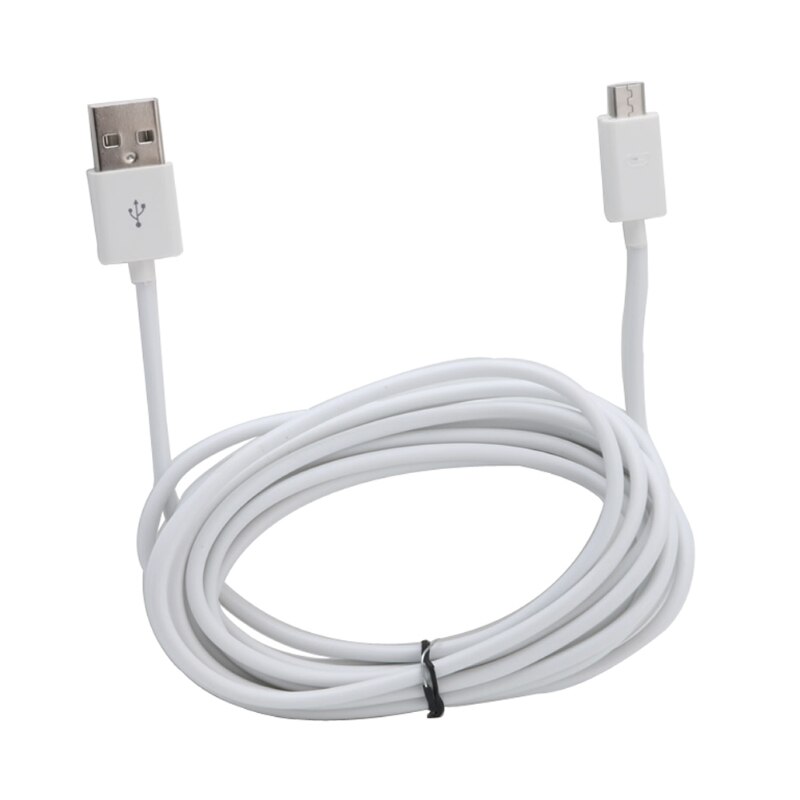 Langt 3 meter micro usb-opladningsstrømkabel til  ps4 controllere