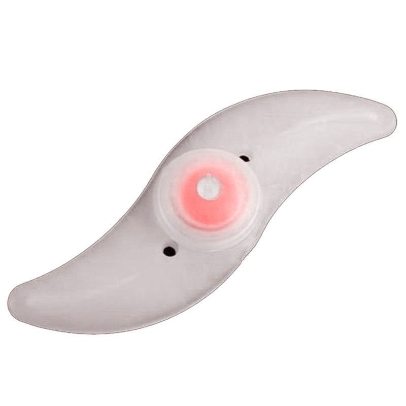 1pc cykelljus cykellampa led däck däck ventilkåpor hjulekrar cykellyktor för cykeltillbehör 4 färger vattentäta: Röd