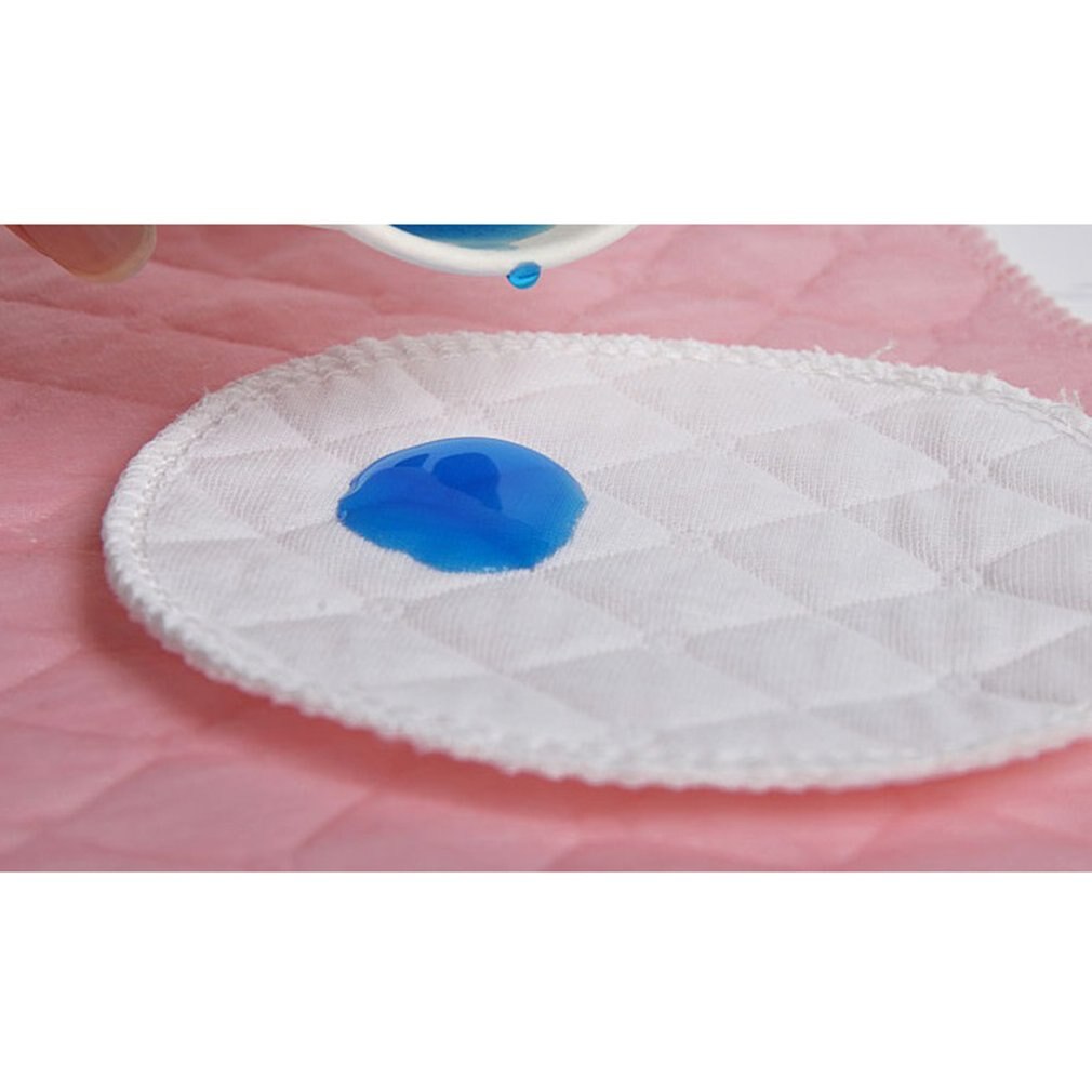 12 Pcs Herbruikbare Verpleging Borst Pads Biologische Vlakte Wasbare Zachte 3 Lagen Katoen Absorberende Feeding Baby Borstvoeding Accessoire