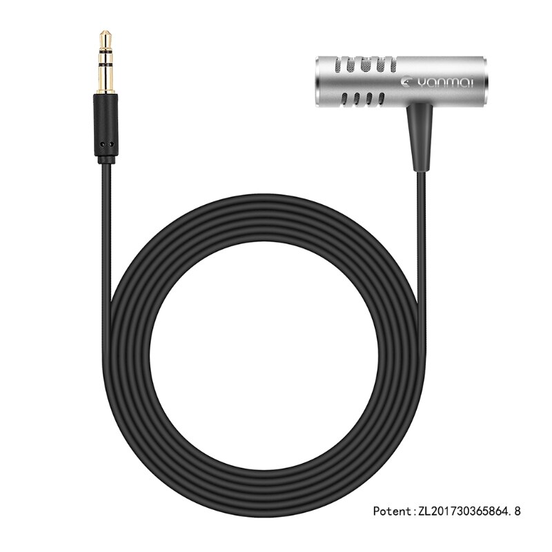Yanmai R933 Lavalier Omnidirectional Condenser Microphone For PC Phone Camera 090F