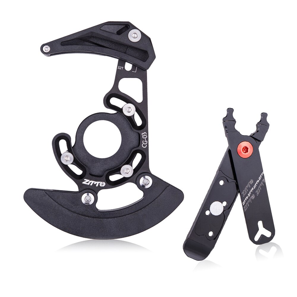 Ztto Mtb ISCG05 Chain Guide Bb Mount 1x Mountainbike Katrol Kettingen Stabilisator Dh 32-38T Kettingblad Protector plaat Fiets CG04: CG-03 BLACK Tool