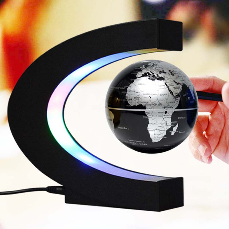 Magnetisk levitation tellurion globus studerende skoleundervisningsudstyr natlys globus