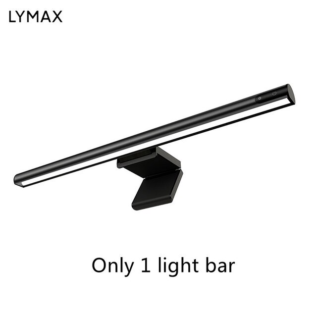LYMAX LED Desk Lamp Screen Bar Display Hanging Light Eyes Protection PC Computer Monitor Light Bar Dimmable Reading Screen Lamp: Touch Version