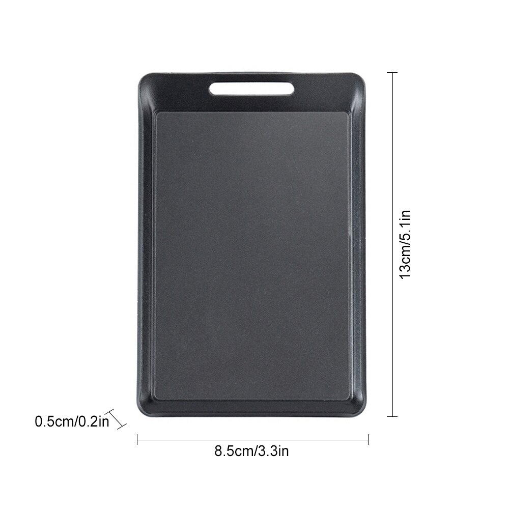 Mini BBQ Grill Pan with Non-Stick Coating Ultralight Barbecue Griddle Plate Barbecue Tray for Outdoor Camping Backpacking Hiking