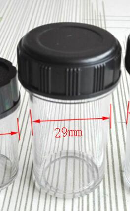 L = 195 ou 185 boîtier d'objectif de Microscope biologique Biomicroscope étui de protection d'objectif achromatique avec taille de montage 20.5mm: 195 lens box