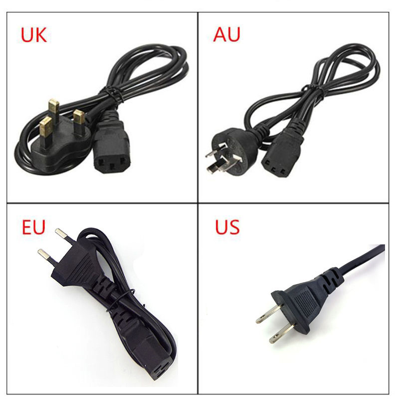 AC A DC 12V 15v 16v 18v 19v 24V Adattatore universale regolabile per caricabatterie Convertitore DC 96W per PC Laptop Eu US UK AU v