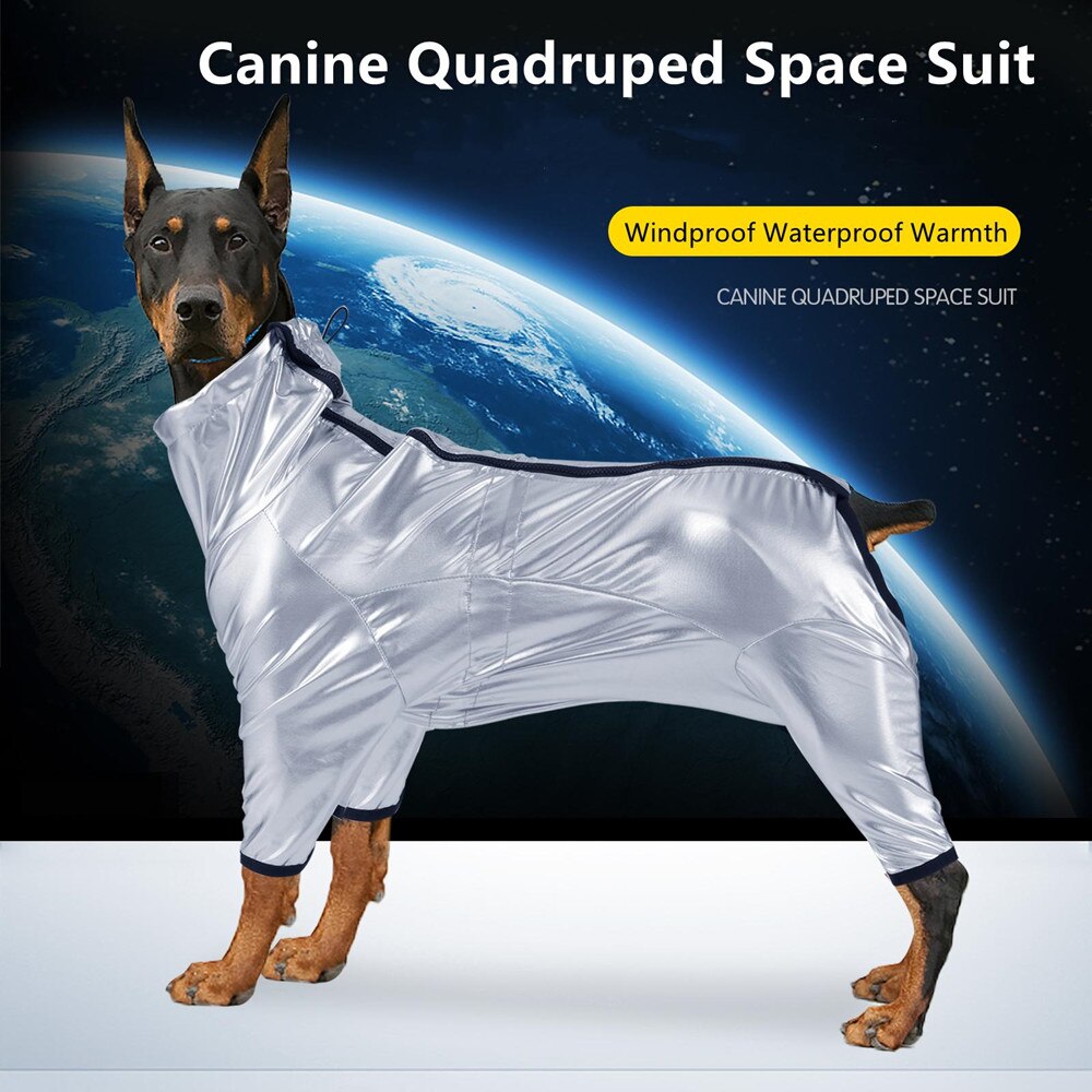 Abrigo de para mascotas, ropa para perros de cuatro patas, traje espacial engrosado, traje francés para Chihuahua, Otoño e Invierno